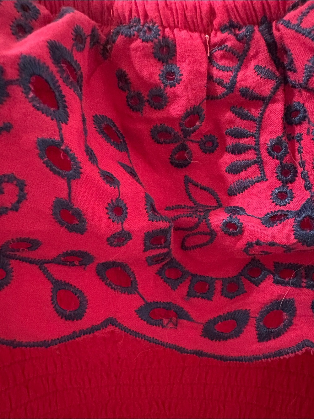Paper Tee Embroidered Ruffle Camisole - Picture 5 of 9